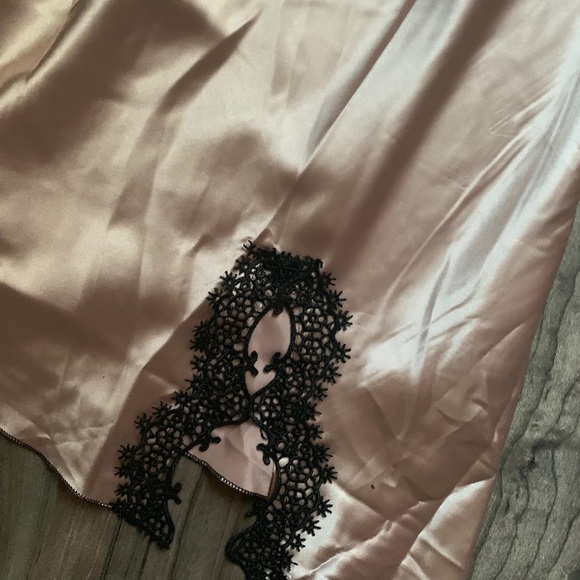 Vintage rose chemise slip lingerie medium - Picture 3 of 3